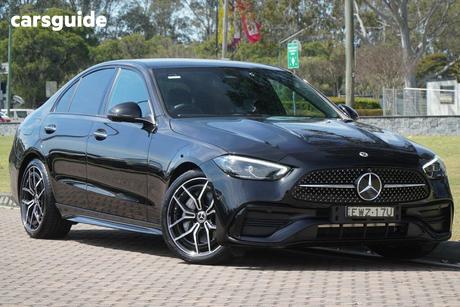 Black 2025 Mercedes-Benz C300 Sedan