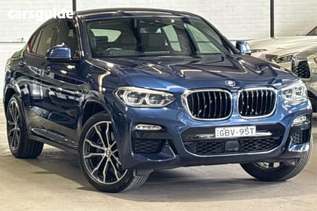 Blue 2019 BMW X4 Coupe Xdrive30I M Sport