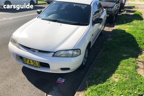White 1996 Ford Laser Sedan Lxi