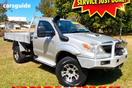 Silver 2008 Toyota Hilux Cab Chassis Sr (4X4)
