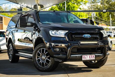 Black 2017 Ford Ranger Dual Cab Utility Fx4 Special Edition