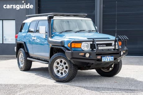 Blue 2011 Toyota FJ Cruiser Wagon