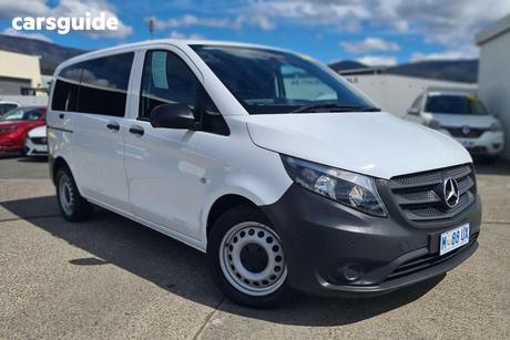 White 2019 Mercedes-Benz Vito Van 116 Cdi Swb