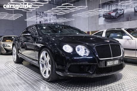 Black 2014 Bentley Continental Coupe Gt V8