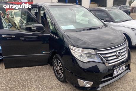 Black 2015 Nissan Serena Wagon Highway Star G (Hybrid)