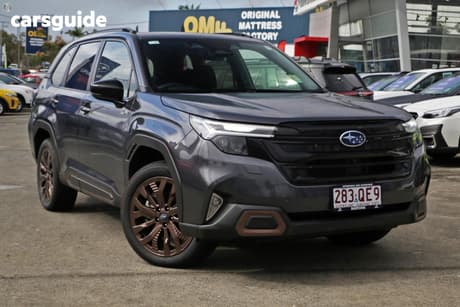 Grey 2025 Subaru Forester Wagon Hybrid Sport (Awd)