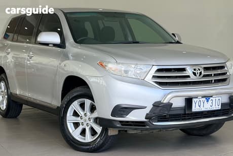 Silver 2011 Toyota Kluger Wagon Kx-R (Fwd) 5 Seat