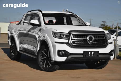 White 2026 GWM Cannon Dual Cab Utility Premium (4X4)