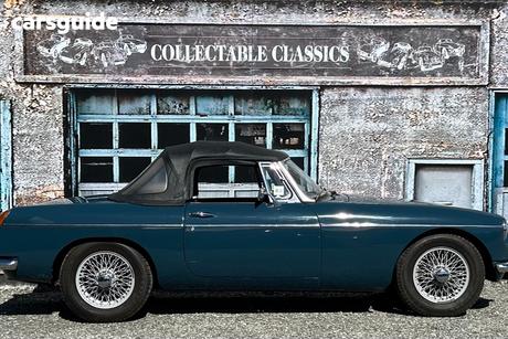 Blue 1969 MG MGB Convertible SPORTS MK II