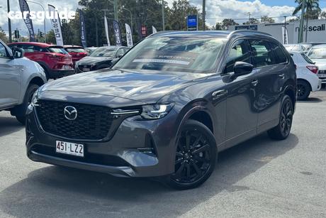 Grey 2024 Mazda CX-80 Wagon G40E Gt