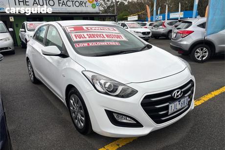 White 2016 Hyundai I30 Hatchback Active