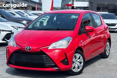 Red 2017 Toyota Yaris Hatchback Ascent