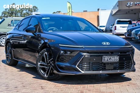 Black 2026 Hyundai Sonata Sedan N Line