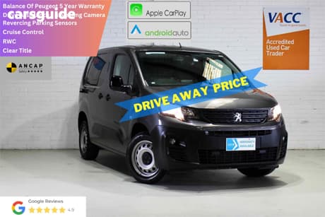 Grey 2023 Peugeot Partner Van Pro Long