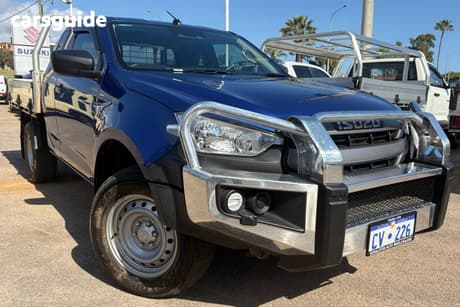 Blue 2021 Isuzu D-MAX Space Cab Chassis Sx (4X4)