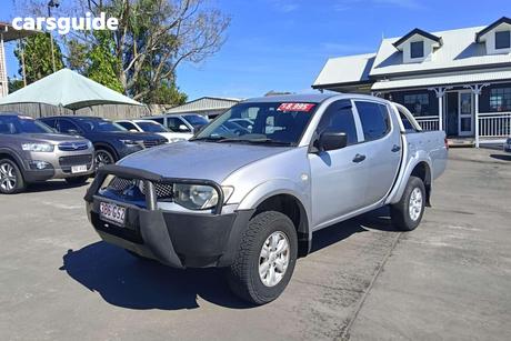 Silver 2012 Mitsubishi Triton Double Cab Utility Gl-R (4X4)