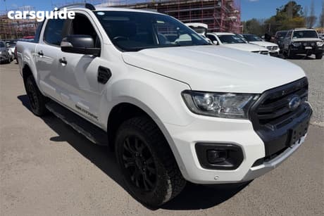 White 2019 Ford Ranger Double Cab Pick Up Wildtrak 2.0 (4X4)