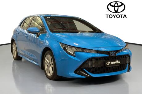 Blue 2021 Toyota Corolla Hatchback Ascent Sport Hybrid