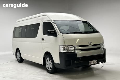 White 2017 Toyota HiAce Bus Commuter