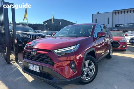 Red 2023 Toyota RAV4 Wagon Gx (2Wd) Hybr Full Size Spare