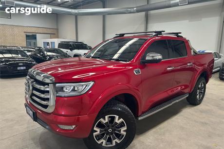 Red 2021 GWM UTE Dual Cab Utility Cannon-X (4X4)