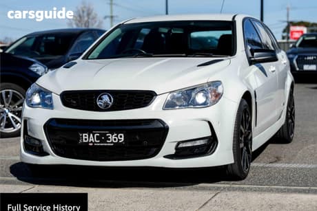 White 2016 Holden Commodore Sportswagon Sv6 Black Pack