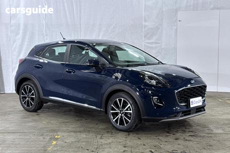 Blue 2021 Ford Puma Hatchback