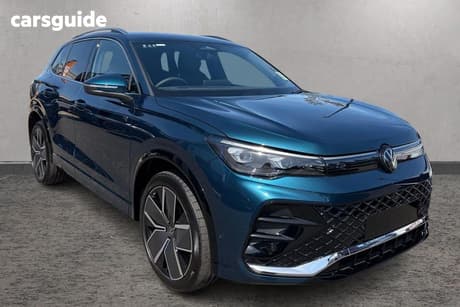 Blue 2025 Volkswagen Tiguan Wagon 195Tsi R-Line