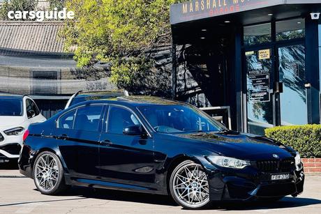 Black 2016 BMW M3 Sedan Competition