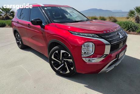 Red 2022 Mitsubishi Outlander Wagon Exceed 7 Seat (Awd)