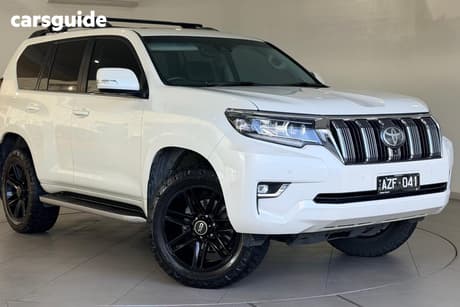 White 2018 Toyota Landcruiser Prado Wagon Kakadu (4X4)