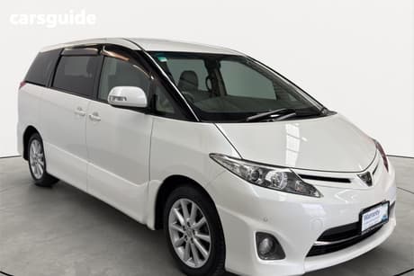 White 2010 Toyota Estima Commercial AERAS