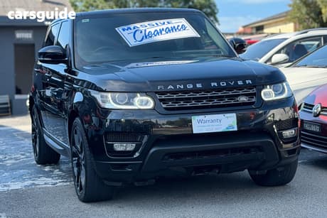 Black 2014 Land Rover Range Rover Sport Wagon 3.0 Tdv6 Se