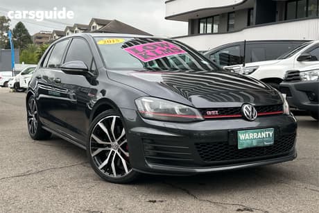Grey 2015 Volkswagen Golf Hatchback Gti Performance