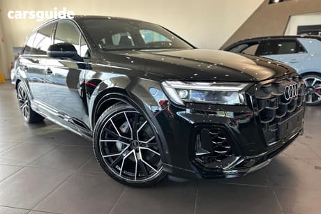Black 2026 Audi Q7 SUV TFSI 250KW S LINE 4WD