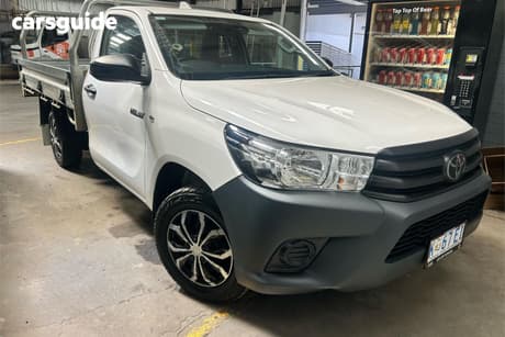 White 2022 Toyota Hilux Cab Chassis Workmate (4X2)