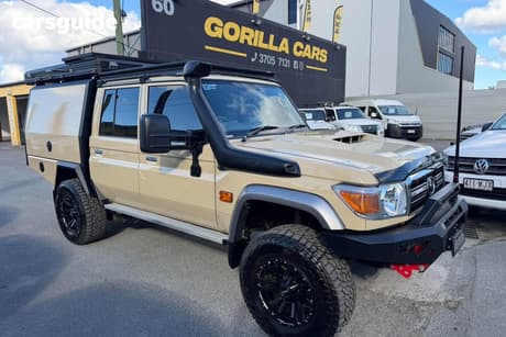 Beige 2023 Toyota Landcruiser 70 Series Ute Tray LC79 GXL VDJL79R