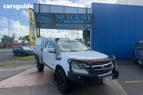 White 2018 Holden Colorado Space Cab Chassis Ls (4X4) (5Yr)