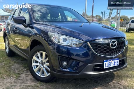 Blue 2012 Mazda CX-5 Wagon Maxx Sport (4X2)