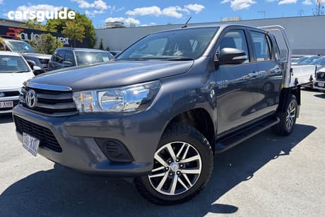 Grey 2017 Toyota Hilux Dual Cab Utility Sr (4X4)