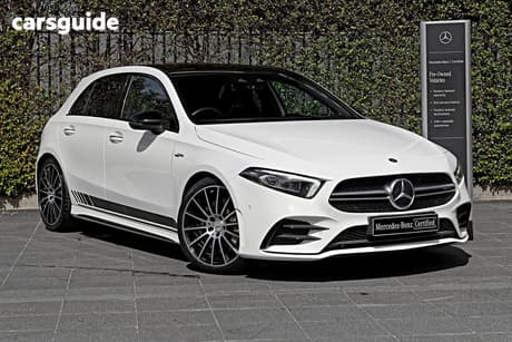 White 2020 Mercedes-Benz A35 Hatchback 4Matic