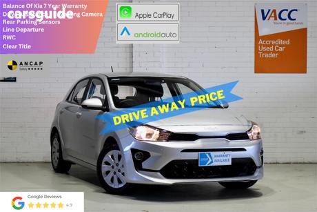 Silver 2022 Kia RIO Hatchback S