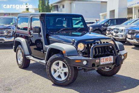 Black 2016 Jeep Wrangler Softtop Sport (4X4)