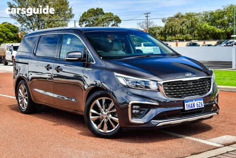 Grey 2020 Kia Carnival Wagon Platinum