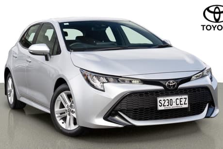 Silver 2020 Toyota Corolla Hatchback Ascent Sport