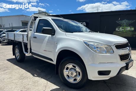 White 2016 Holden Colorado Cab Chassis Dx (4X4)