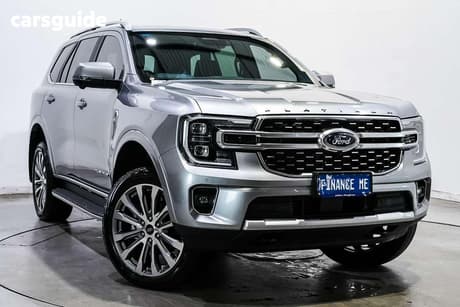 Silver 2026 Ford Everest Wagon Platinum (4Wd)
