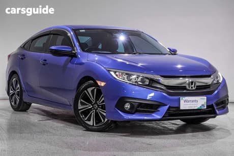 Blue 2016 Honda Civic Sedan Vti-L