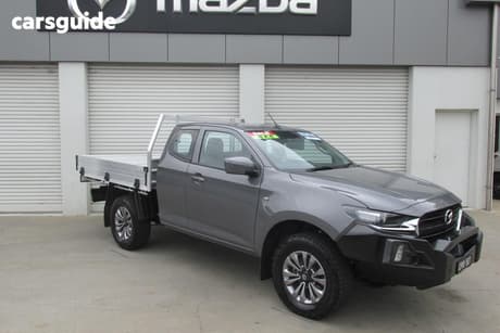 Grey 2023 Mazda BT-50 Freestyle Cab Chassis Xt (4X4)