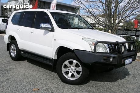 White 2004 Toyota Landcruiser Prado SUV GXL 4X4